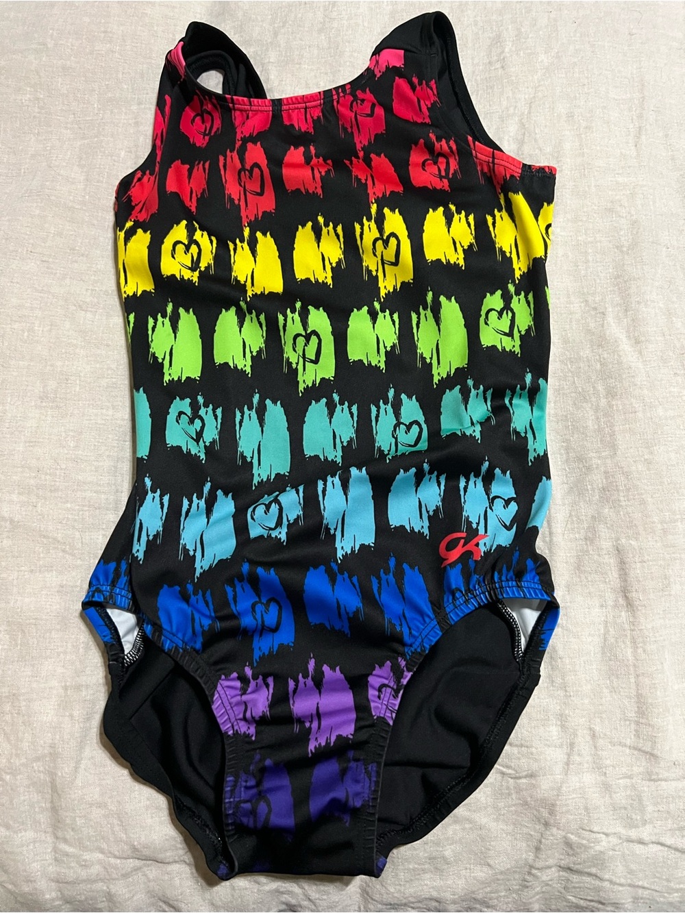 GK Size Adult Medium Black Gymnastics Leotard - NWOT
